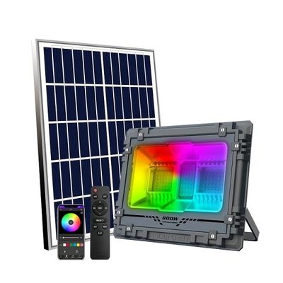 Ip65 LED światło słoneczne światło powodziowe kolorowe ładowanie RGB ścienne światła zabezpieczające