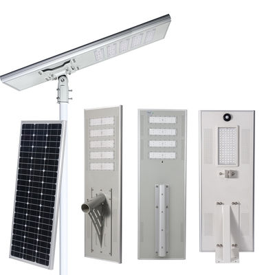 Zintegrowane światło uliczne zasilane energią słoneczną zewnętrzne miejsce parkingowe słoneczne światło ciepłe białe