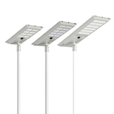 Aluminiowy All-in-One zewnętrzny LED Solar Street Light Inteligentny sterownik ładowania słonecznego na 3-5 dni deszczowych Czas oświetlenia